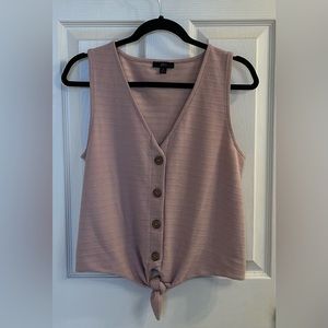 J Crew Women’s Button Tank Top with Tie-waist - S